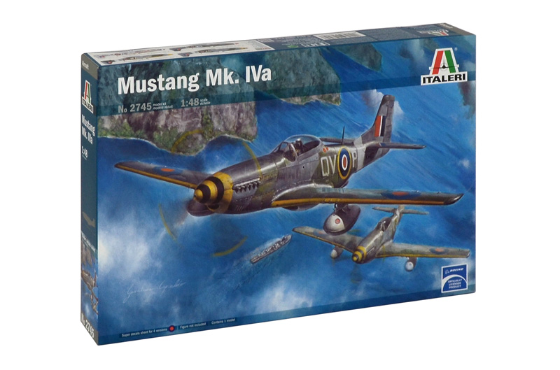 фото Сборная модель italeri 1/48 самолет mustang mk. iva 2745