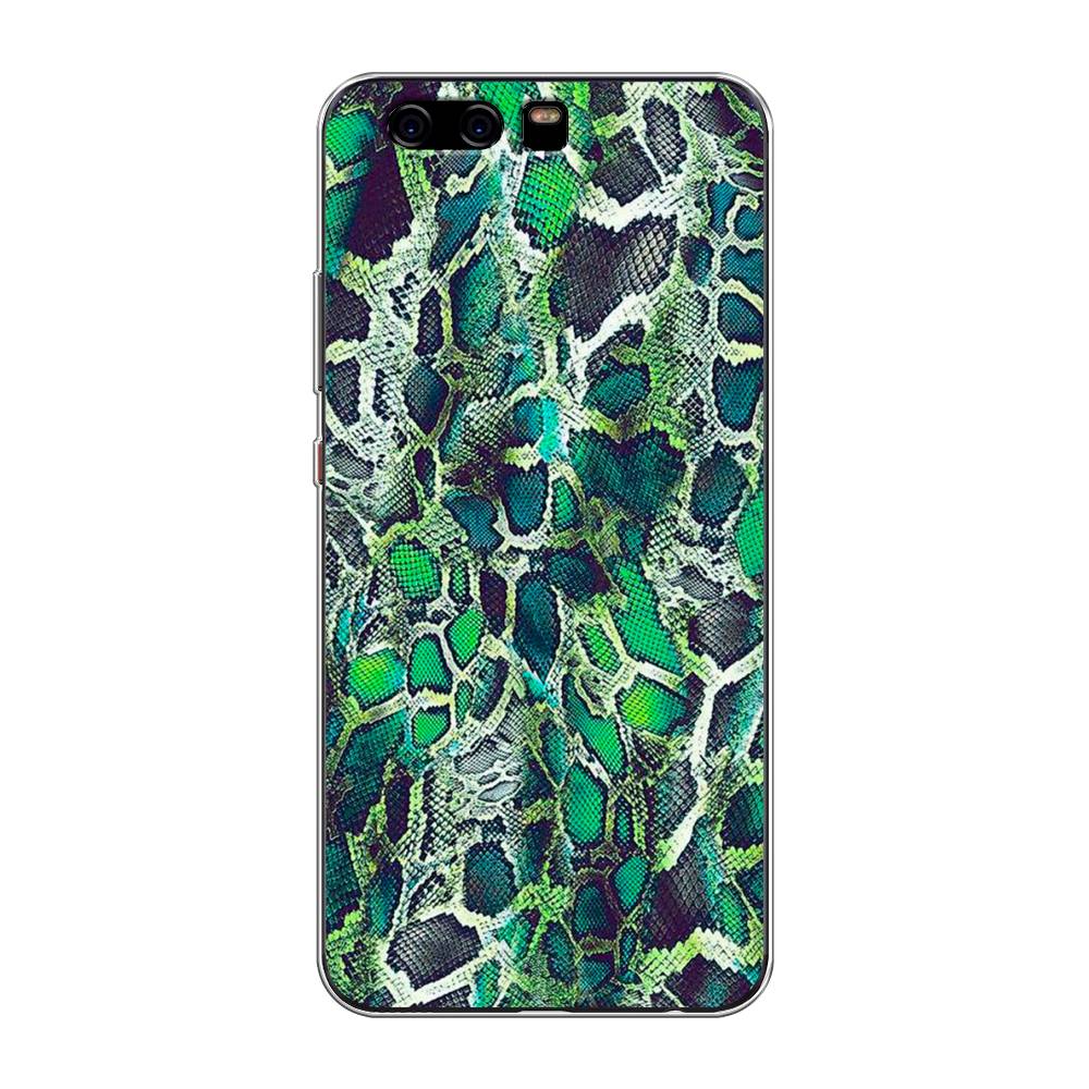 

Чехол Awog на Huawei P10 "Зеленая кожа змеи", Разноцветный, 62250-3