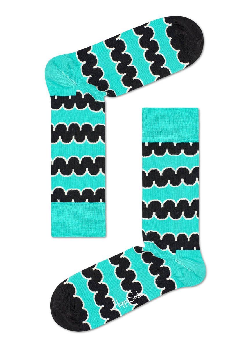 

Носки унисекс Happy Socks Squiggly Sock SQU01 бирюзовые, Бирюзовый, Squiggly Sock SQU01