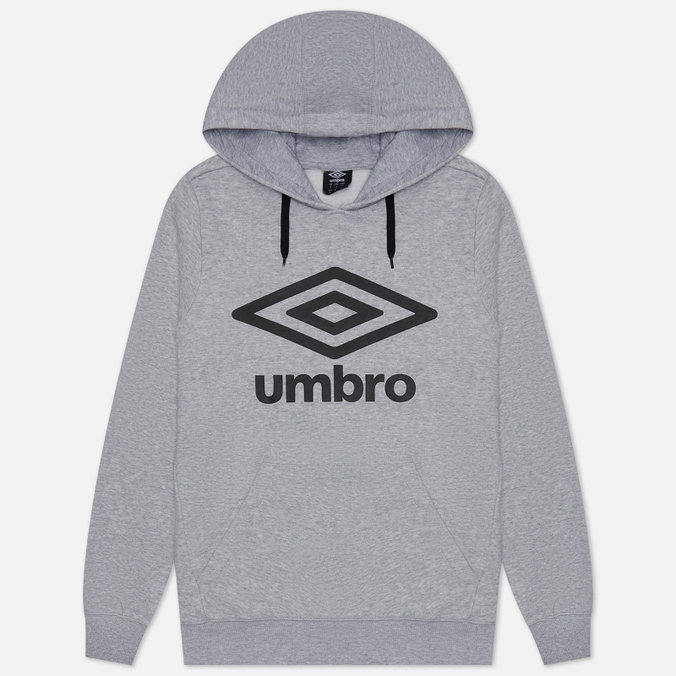 

Мужская толстовка Umbro FW Large Logo Hoodie серый, Размер XL, FW Large Logo Hoodie