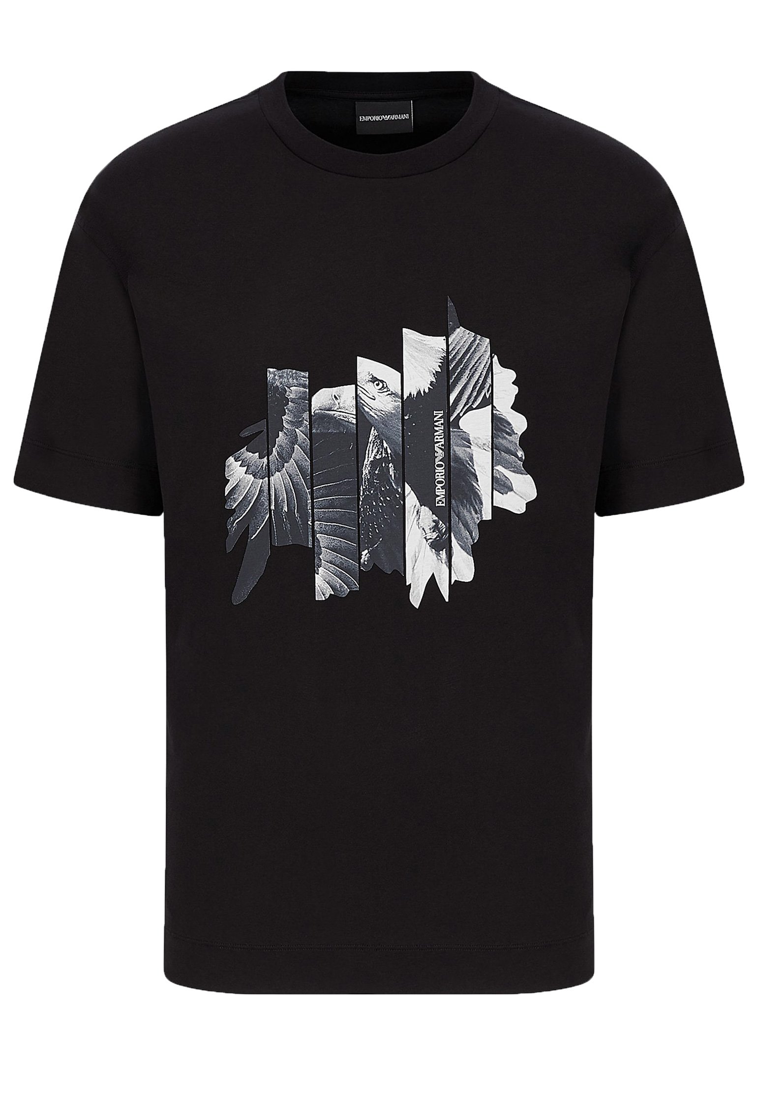 

Футболка мужская Emporio Armani 122359 черная L, 122359