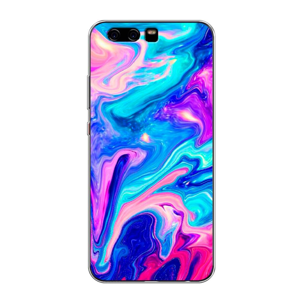 

Чехол Awog на Huawei P10 "Потеки краски", Разноцветный, 62250-10