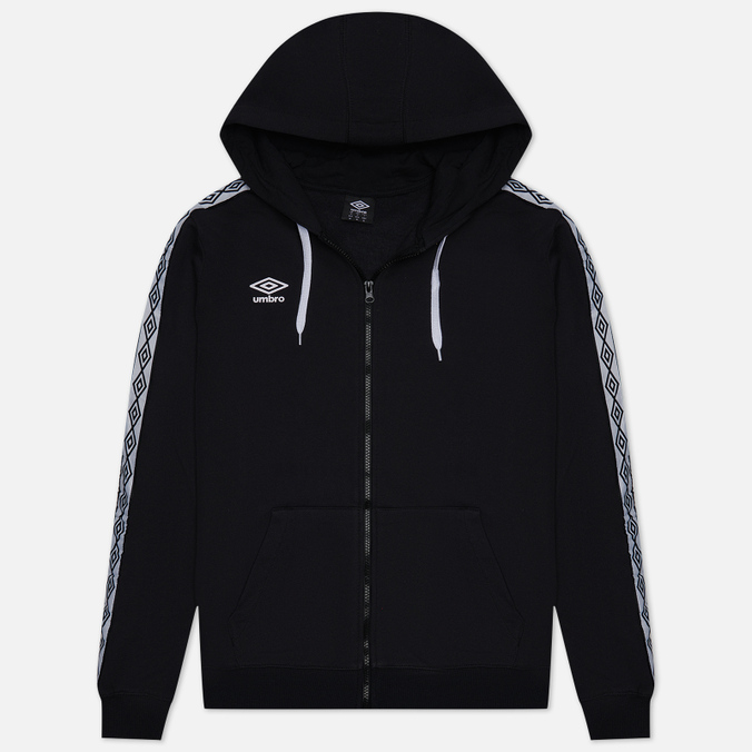 

Мужская толстовка Umbro FW Taped Zip Hoodie чёрный, Размер L, Черный, FW Taped Zip Hoodie