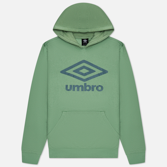 

Мужская толстовка Umbro FW Large Logo Hoodie зелёный, Размер L, Зеленый, FW Large Logo Hoodie