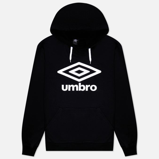 

Мужская толстовка Umbro FW Large Logo Hoodie чёрный, Размер XL, Черный, FW Large Logo Hoodie