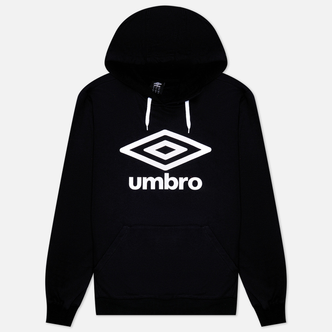 

Мужская толстовка Umbro FW Large Logo Hoodie чёрный, Размер XXL, Черный, FW Large Logo Hoodie