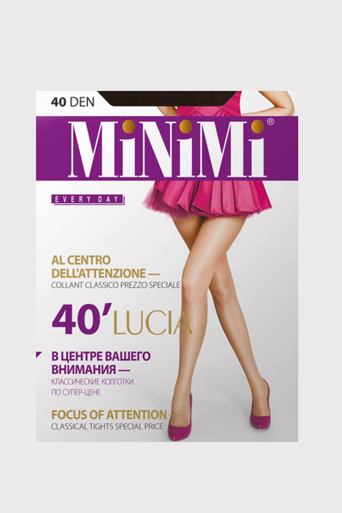 

Колготки женские Minimi Basic LUCIA 40 Cappuccino коричневые 3, Коричневый, LUCIA 40 Cappuccino