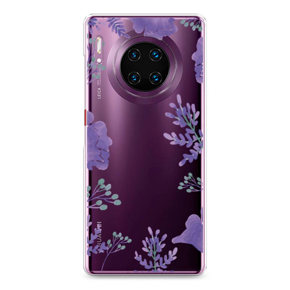 

Чехол Awog на Huawei Mate 30 Pro "Сиреневая цветочная рамка", Прозрачный;фиолетовый, 610450-8