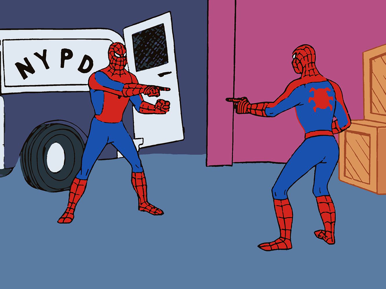 

Картина по номерам Красиво Красим Spiderman мем, 30 х 40 см, Spiderman мем