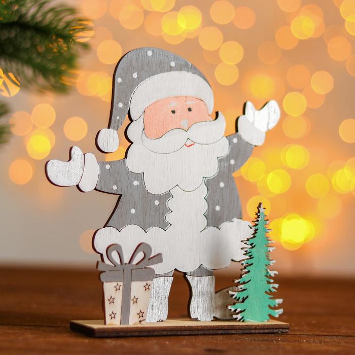 Новогодняя фигурка Лесная мастерская Дед Мороз с подарками К00000070 22x18x16 см