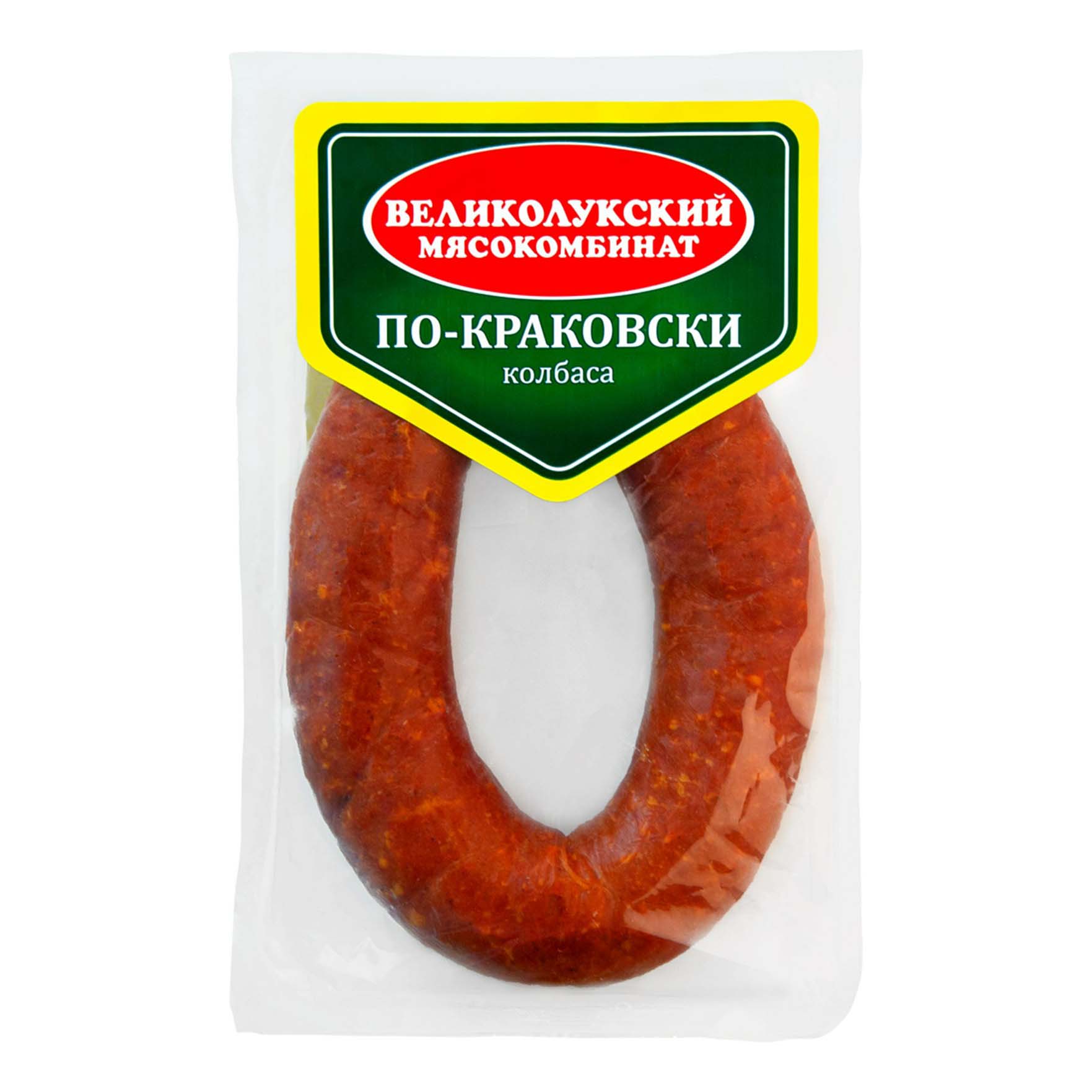 

Колбаса Великолукский мясокомбинат По-краковски полукопченая