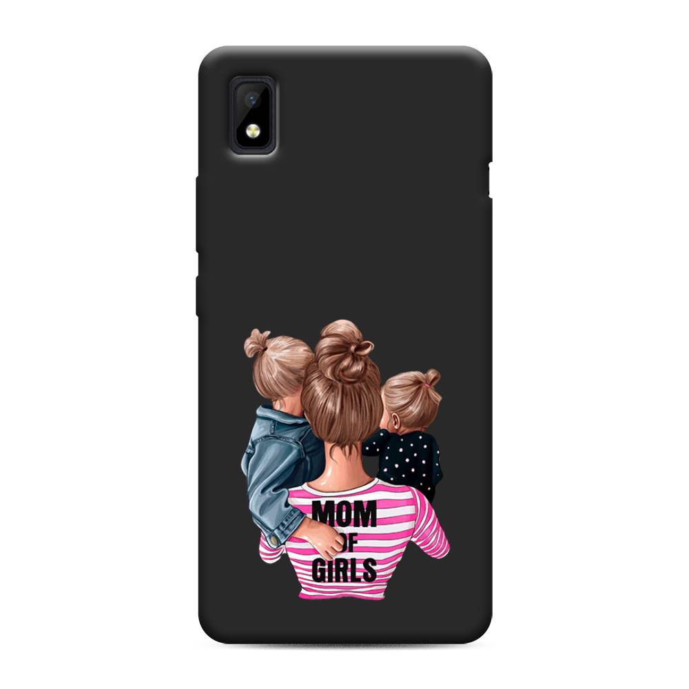

Чехол Awog на ZTE Blade L210 / ЗТЕ Блэйд L210 "Mom of Girls", Разноцветный, 134152-1