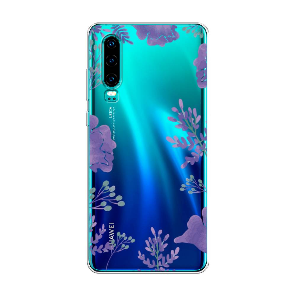 

Чехол Awog на Huawei P30 "Сиреневая цветочная рамка", Прозрачный;фиолетовый, 68550-8