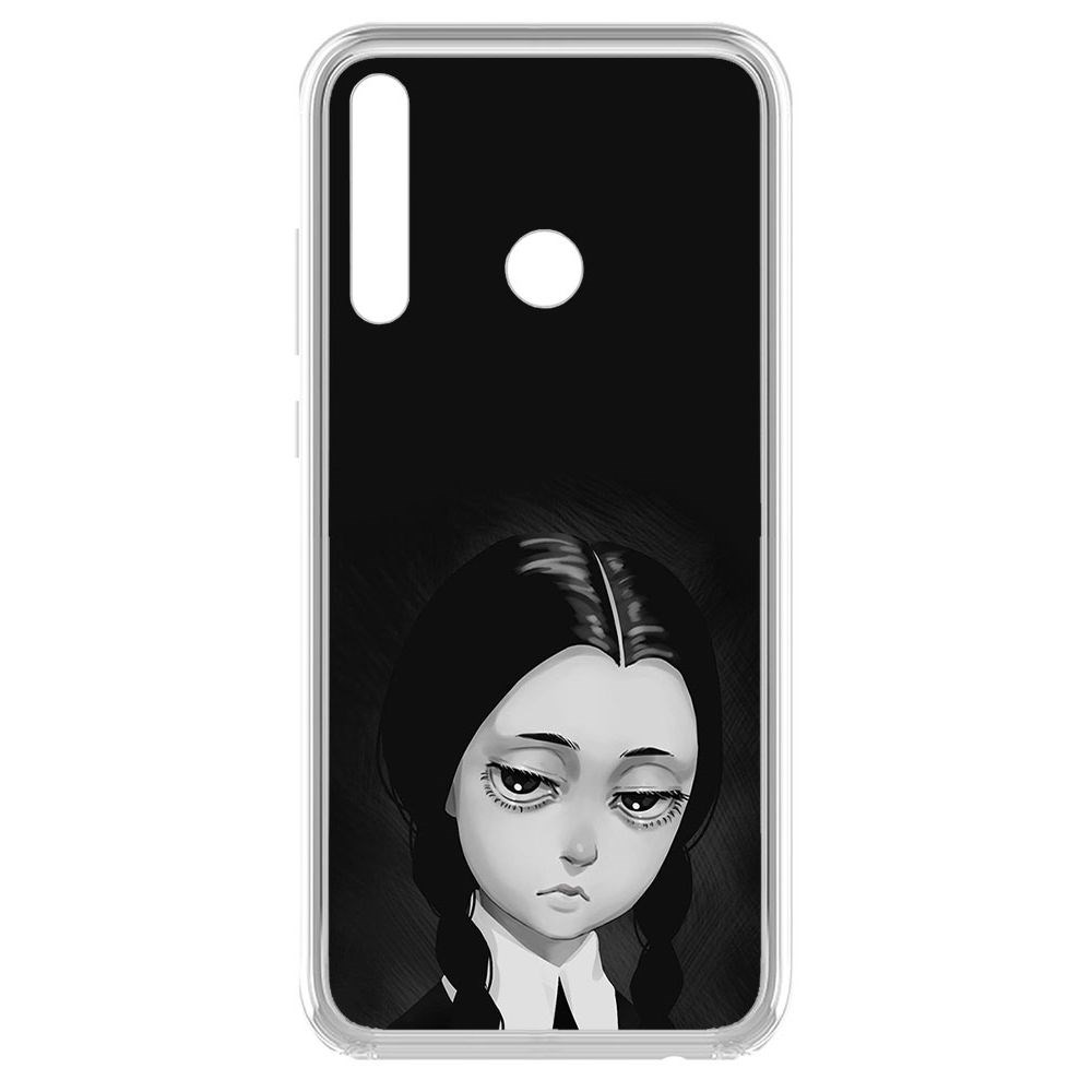 

Чехол-накладка Krutoff Clear Case Уэнсдей Аддамс - Рисованная Уэнсдей для Honor 10i