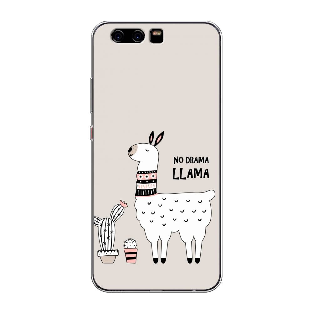 

Чехол Awog на Huawei P10 "No drama LLama", Разноцветный, 62250-2