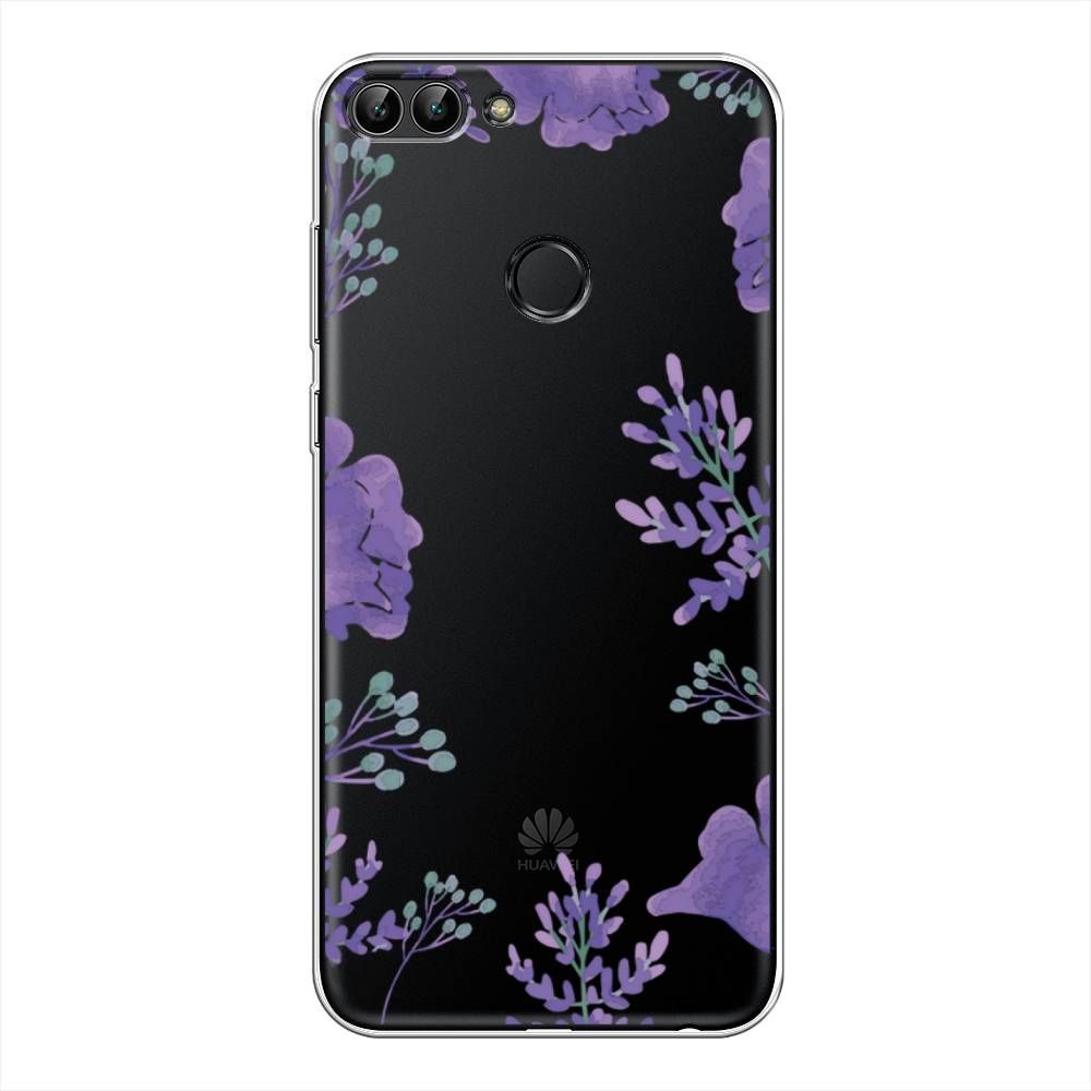 

Чехол Awog на Huawei Y9 2018 "Сиреневая цветочная рамка", Прозрачный;фиолетовый, 64950-8