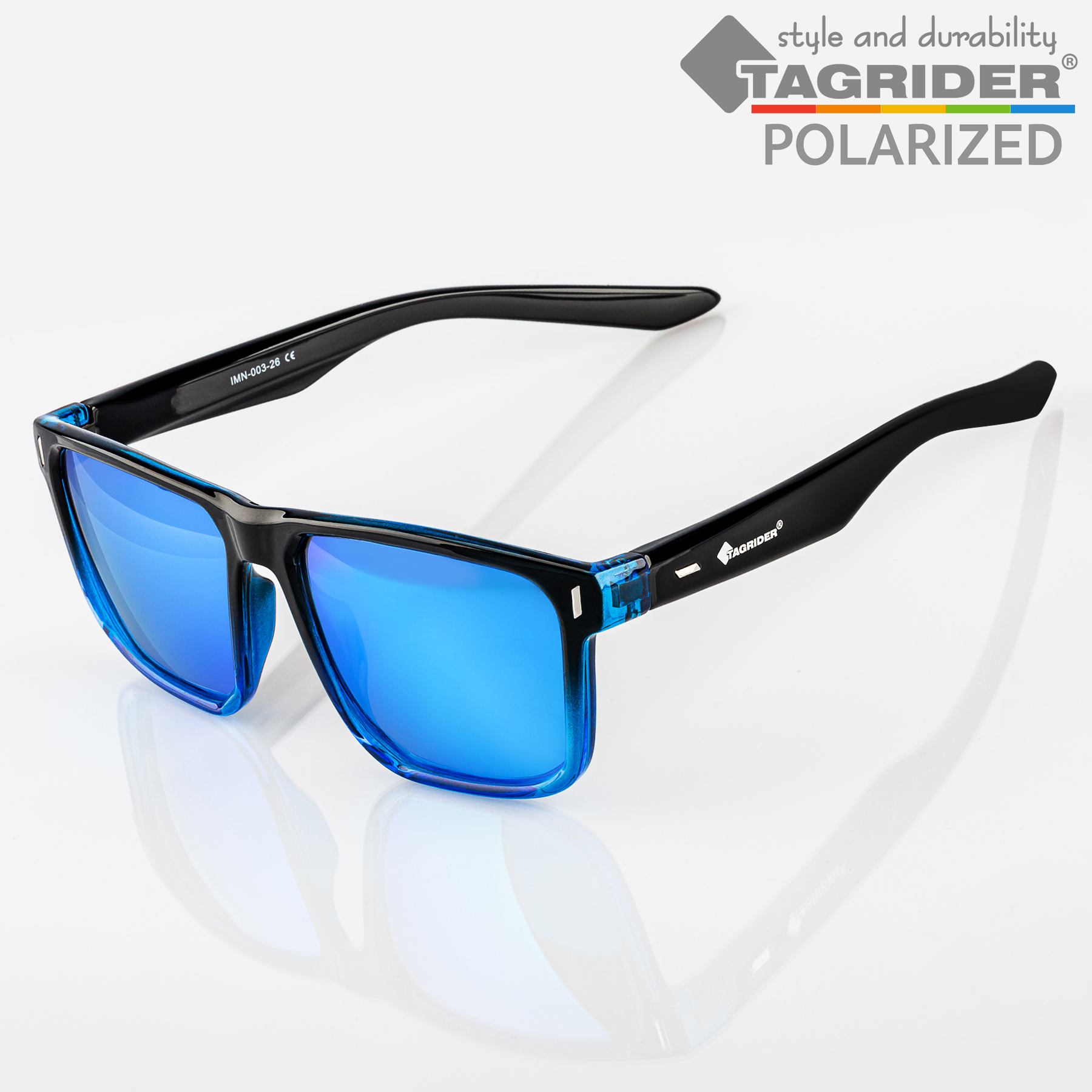 Солнцезащитные очки унисекс Tagrider IMN-003, голубые