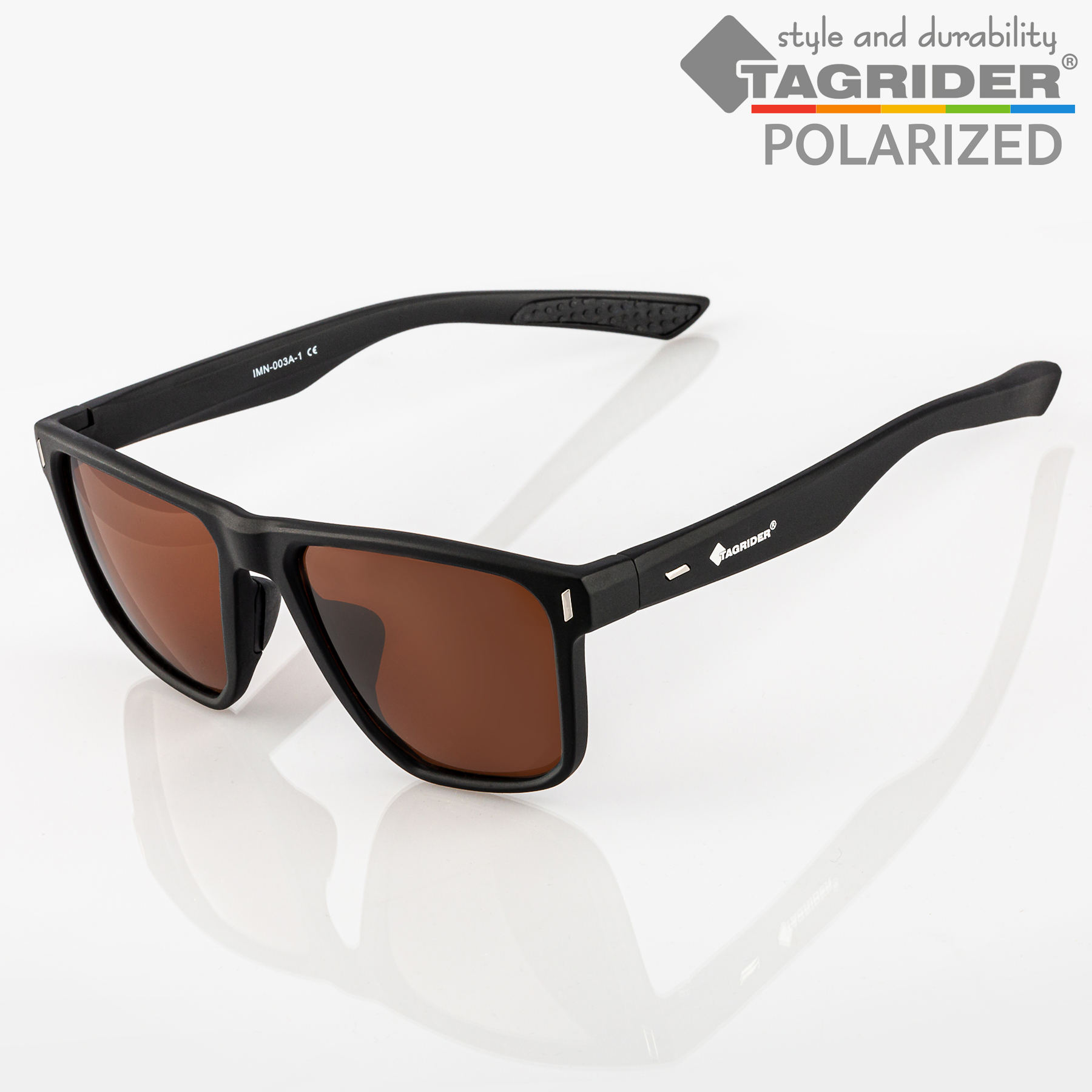 Солнцезащитные очки унисекс Tagrider IMN-003 коричневые