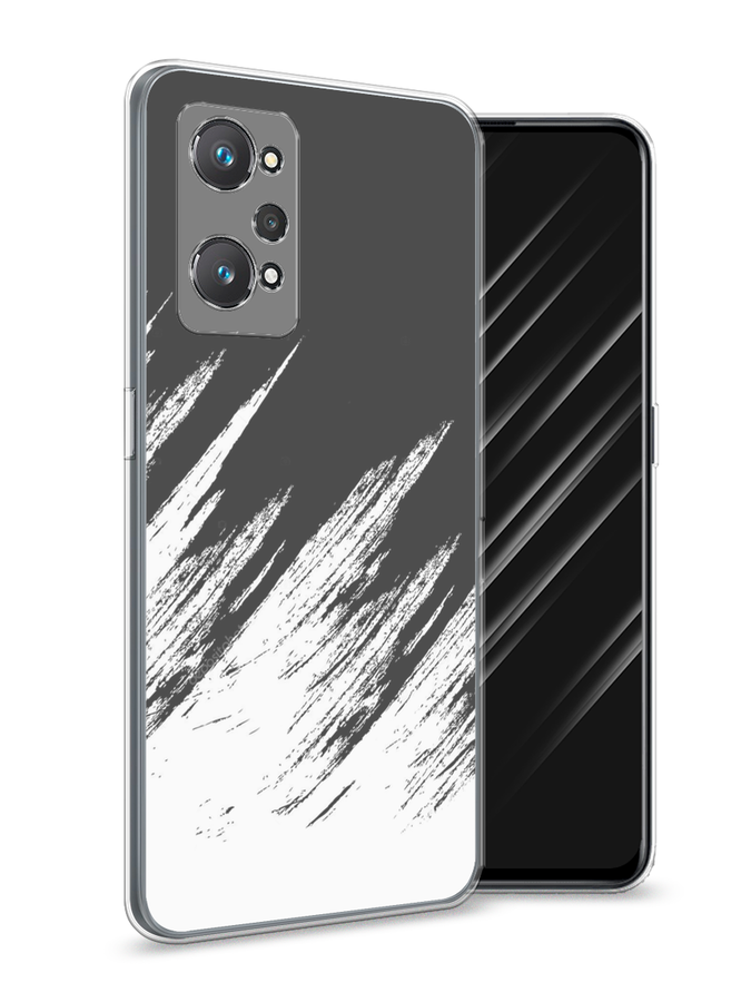 

Чехол Awog на Realme GT Neo 2 "Черно белые брызги", Разноцветный, 257750-3