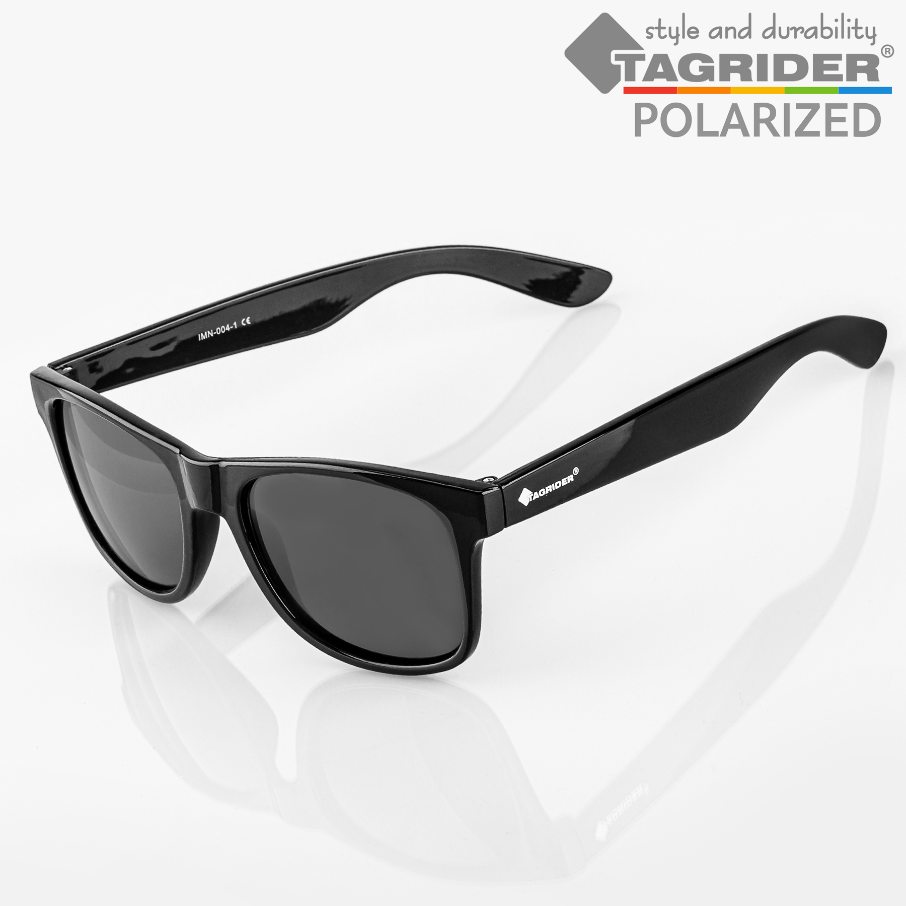 Солнцезащитные очки унисекс Tagrider IMN-004 серые