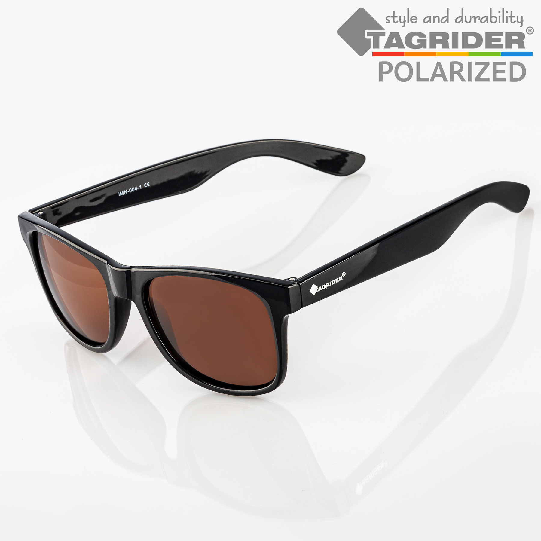 Солнцезащитные очки унисекс Tagrider IMN-004, коричневые