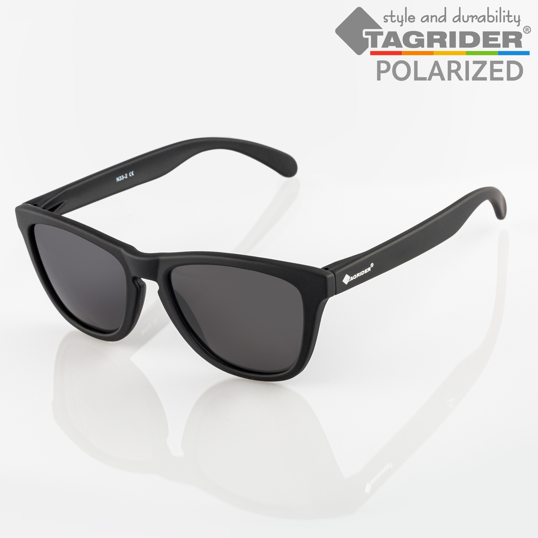 Солнцезащитные очки унисекс Tagrider N33, серые