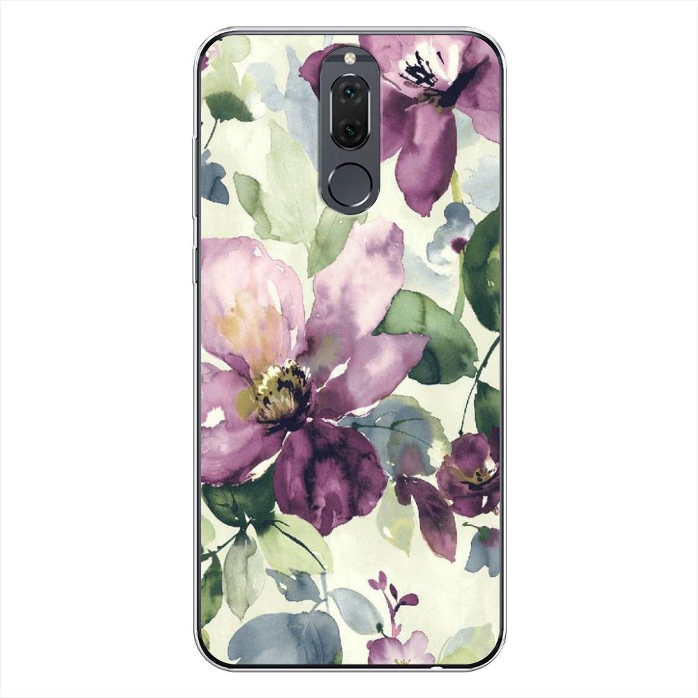 

Чехол Awog на Huawei Nova 2i "Сиреневые цветы-акварель", Фиолетовый, 64150-10