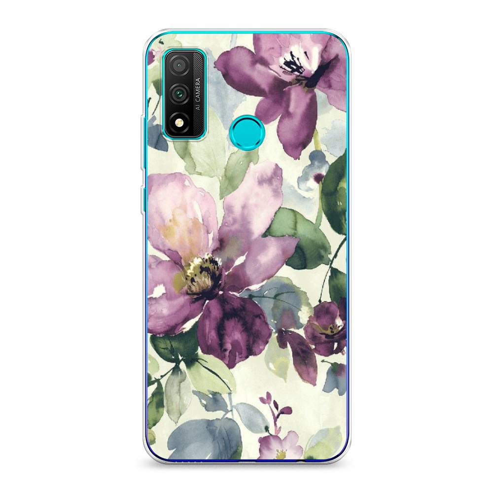 

Чехол Awog "Сиреневые цветы-акварель" для Huawei P Smart 2020