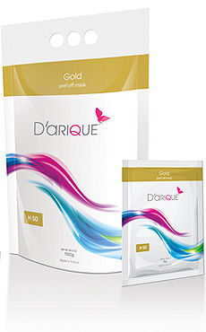 

Прозрачная маска «Lux» с Золотом Супер-Лифтинг / D`arique Transparent mask «Lux» with Gold