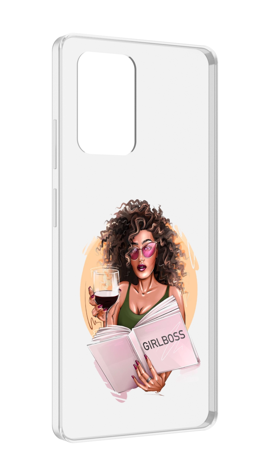 

Чехол MyPads Girlboss with wine_ Etsy женский для ZTE Blade V10, Tocco