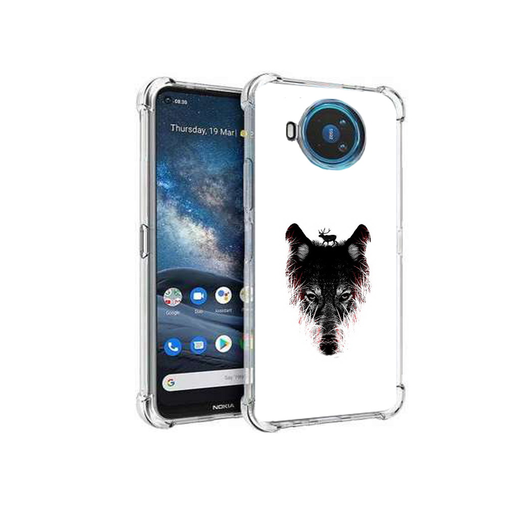 

Чехол MyPads Tocco для Nokia X100 волк в траве (PT227057.109.267), Прозрачный, Tocco