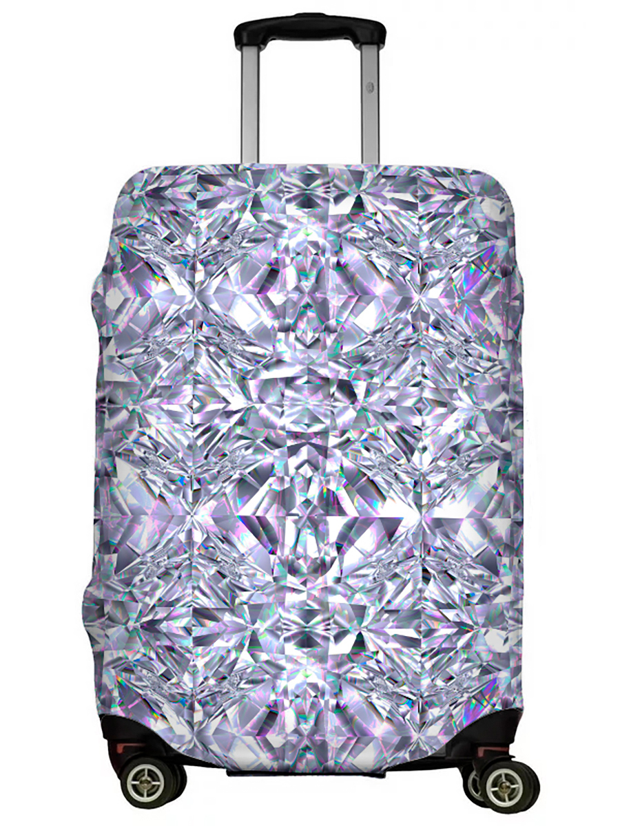фото Чехол для чемодана lejoy lj-case-v672 мерцание серебро m