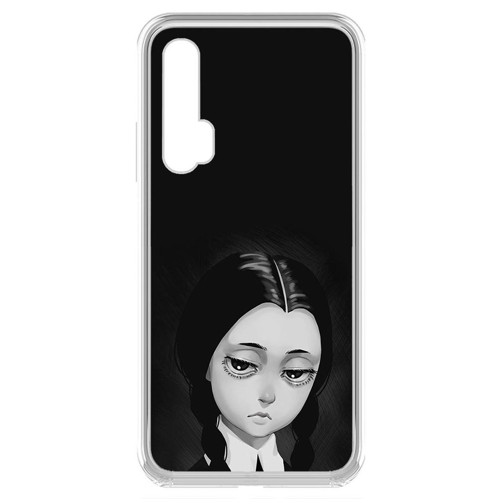 

Чехол-накладка Krutoff Clear Case Уэнсдей Аддамс - Рисованная Уэнсдей для Honor 20 Pro