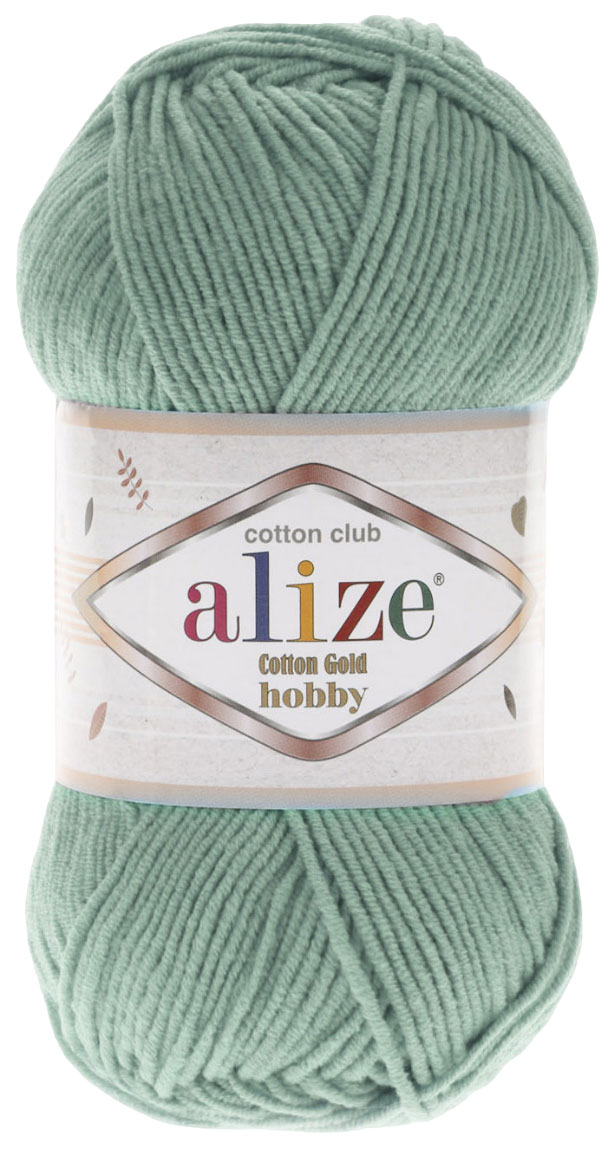 

Пряжа ALIZE Cotton Gold Hobby (15), водолей, 5 шт. по 50 г, Зеленый