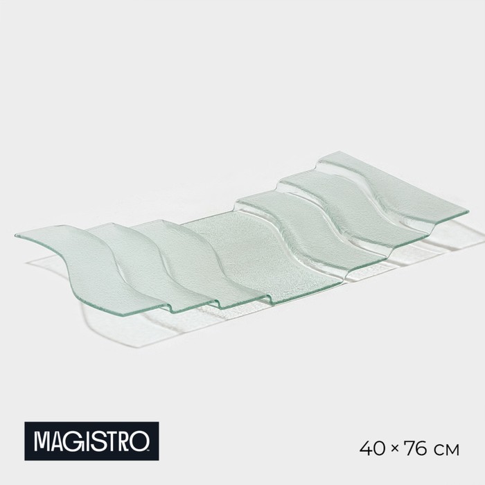 

Magistro Блюдо для закусок 7 ступеней Magistro Авис, 40x76x8 см