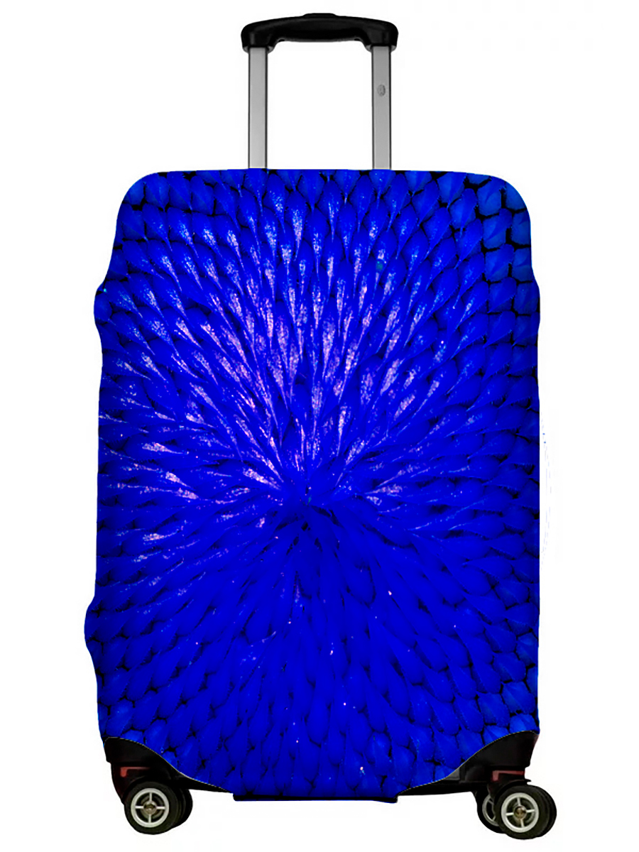 

Чехол для чемодана LeJoy LJ-CASE-v721 Синие блики M, LJ-CASE-v721