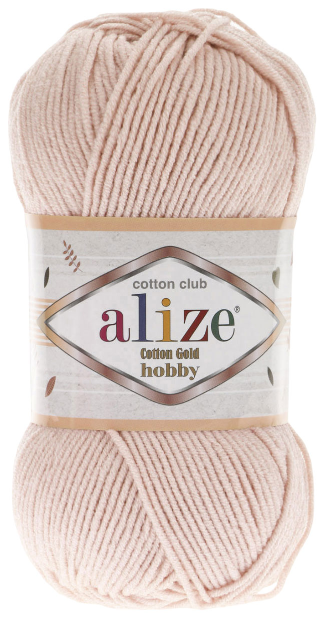 

Пряжа ALIZE Cotton Gold Hobby (382), телесный, 5 шт. по 50 г