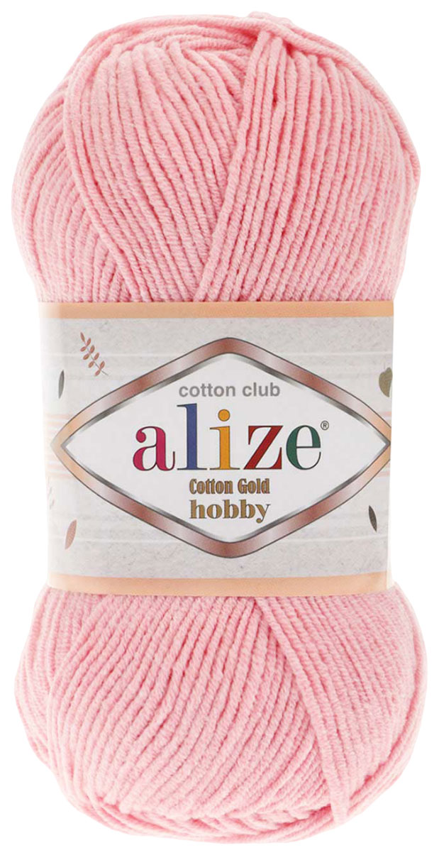 

Пряжа ALIZE Cotton Gold Hobby (518), розовый, 5 шт. по 50 г