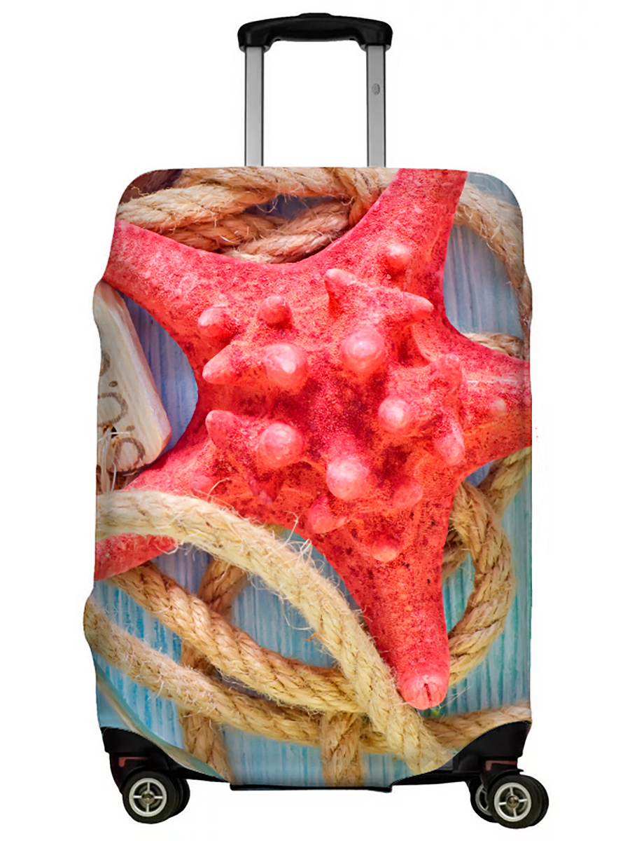 фото Чехол для чемодана lejoy lj-case-v634 коралловая звезда l