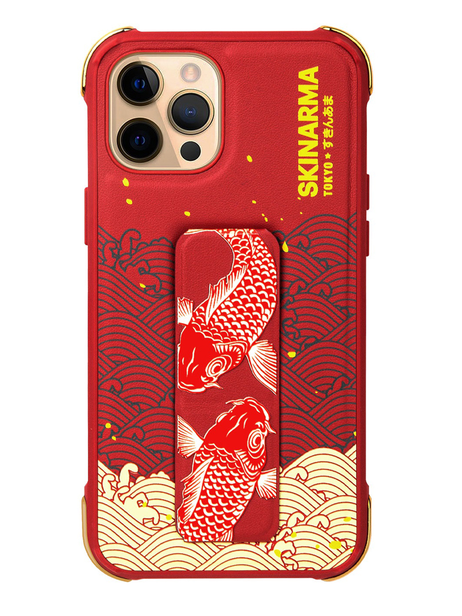 

Чехол на Apple iPhone 12 Pro Max Skinarma Nami Red