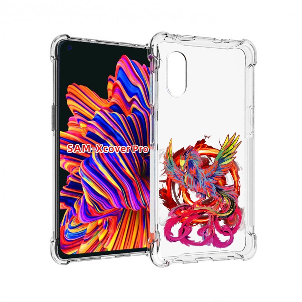 

Чехол MyPads красочный феникс для Samsung Galaxy Xcover Pro 1, Прозрачный, Tocco