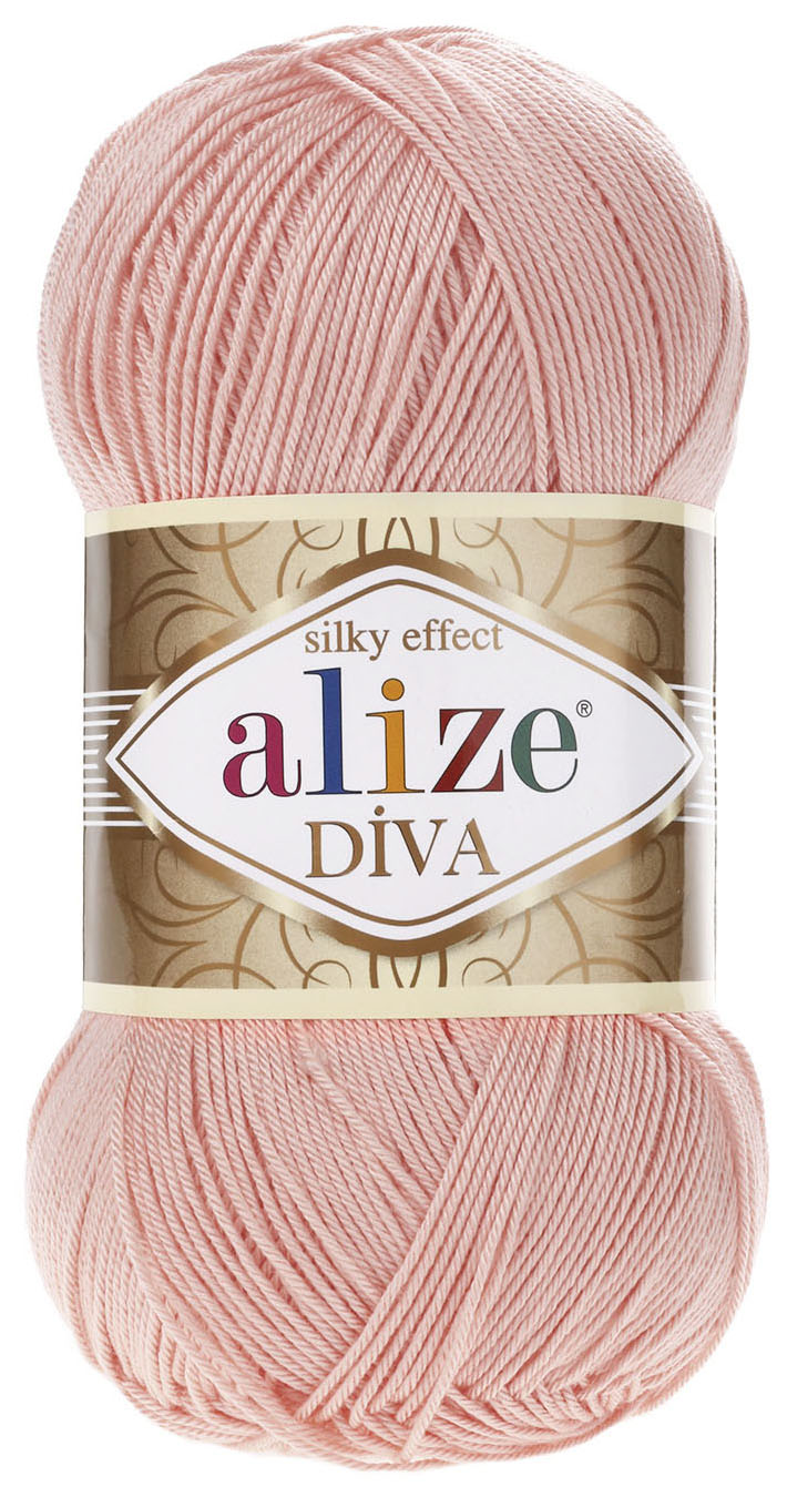 Пряжа ALIZE Diva Silk effekt (145), багряный, 5 шт. по 100 г