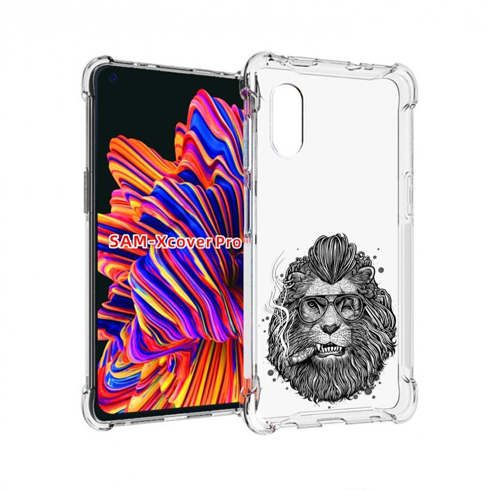 

Чехол MyPads курящий лев для Samsung Galaxy Xcover Pro 1, Прозрачный, Tocco