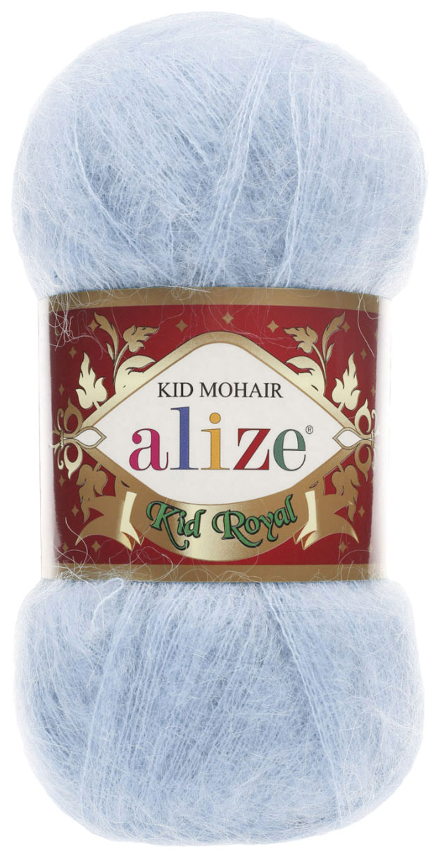 

Пряжа ALIZE Kid royal 50 (183), светло-голубой, 5 шт. по 50 г