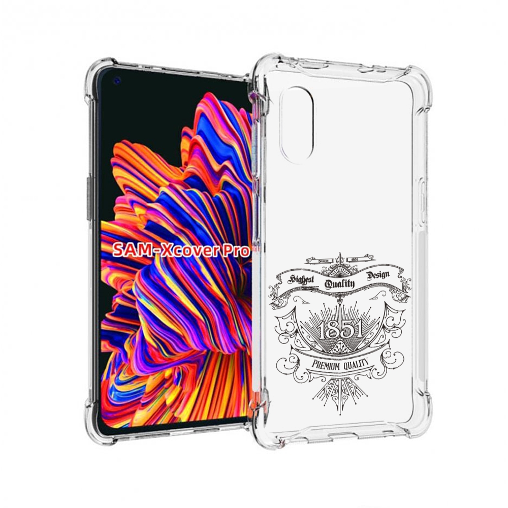 

Чехол MyPads логотип 1851 год для Samsung Galaxy Xcover Pro 1, Прозрачный, Tocco