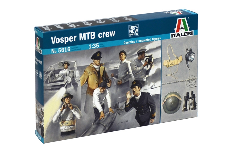 фото Сборная модель italeri 1/35 vosper mtb crew 5616