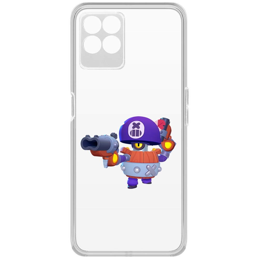 

Чехол-накладка Brawl Stars-Дэррил для Realme 8i