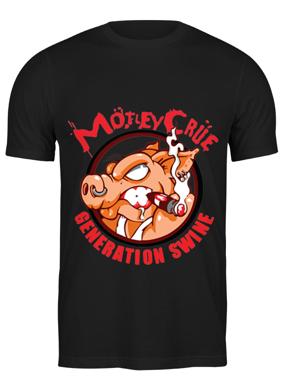 

Футболка мужская Printio Motley crue черная XL, Черный, Motley crue