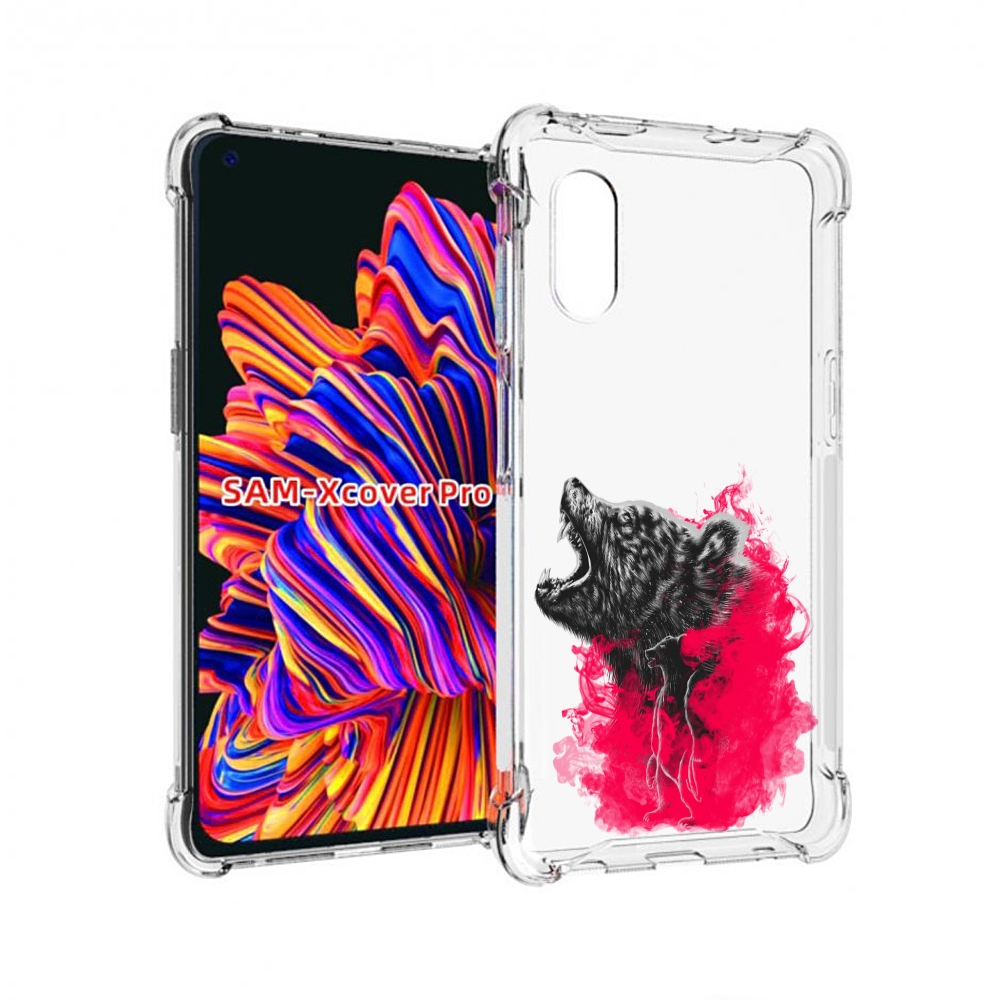 

Чехол MyPads медведь в дымке для Samsung Galaxy Xcover Pro 1, Прозрачный, Tocco