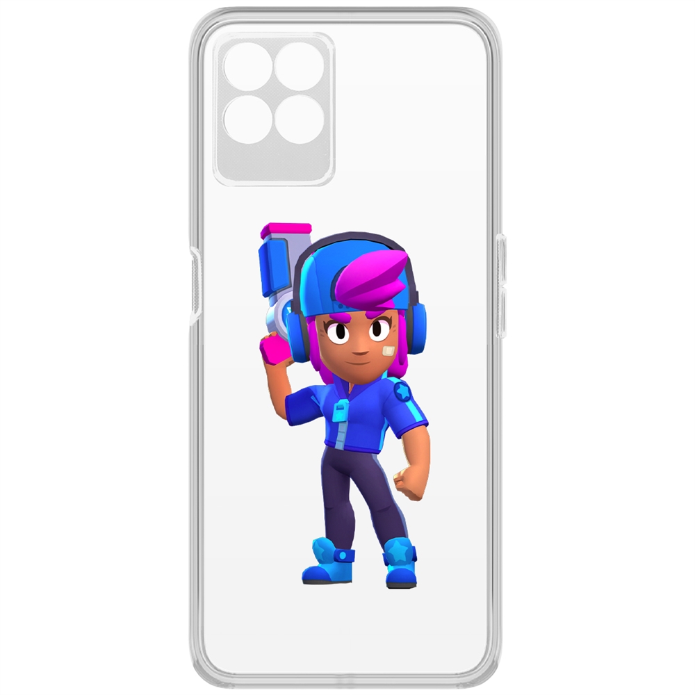 

Чехол-накладка Brawl Stars-Звёздная Шелли для Realme 8i